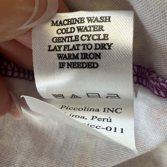 Piccolina Printed Banded Skirt Construction Print Purple - Picture 5 of 6